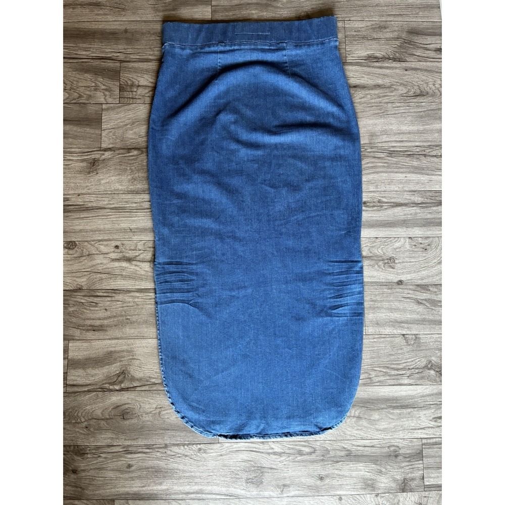 Frank & Eileen Donegal Unforgettable Denim Midi Pencil Skirt Blue Size 8 - Picture 15 of 15
